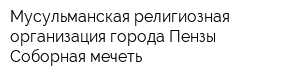 Мусульманская религиозная организация города Пензы Соборная мечеть