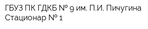 ГБУЗ ПК ГДКБ   9 им ПИ Пичугина Стационар   1