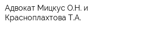 Адвокат Мицкус ОН и Красноплахтова ТА