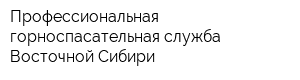Профессиональная горноспасательная служба Восточной Сибири