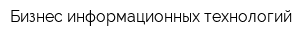 Бизнес информационных технологий