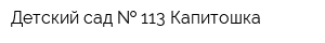 Детский сад   113 Капитошка