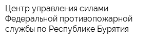 Центр управления силами Федеральной противопожарной службы по Республике Бурятия