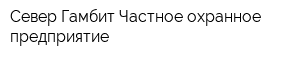 Север-Гамбит Частное охранное предприятие