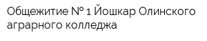 Общежитие   1 Йошкар-Олинского аграрного колледжа