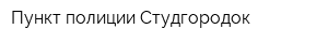 Пункт полиции Студгородок
