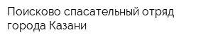 Поисково-спасательный отряд города Казани