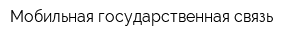Мобильная государственная связь