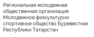 Региональная молодежная общественная организация Молодежное физкультурно-спортивное общество Буревестник Республики Татарстан