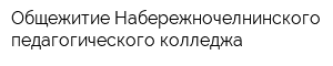 Общежитие Набережночелнинского педагогического колледжа