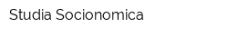 Studia Socionomica