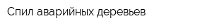 Спил аварийных деревьев