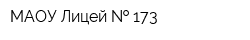 МАОУ Лицей   173