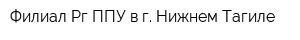 Филиал Рг ППУ в г Нижнем Тагиле