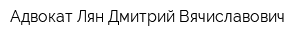 Адвокат Лян Дмитрий Вячиславович