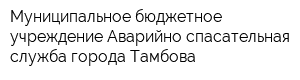 Муниципальное бюджетное учреждение Аварийно-спасательная служба города Тамбова