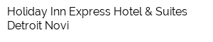 Holiday Inn Express Hotel & Suites Detroit-Novi
