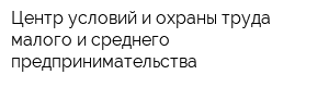 Центр условий и охраны труда малого и среднего предпринимательства