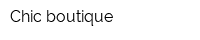 Chic boutique