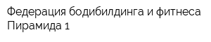Федерация бодибилдинга и фитнеса Пирамида-1