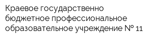 Краевое государственно бюджетное профессиональное образовательное учреждение   11