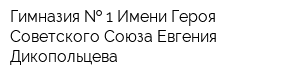 Гимназия   1 Имени Героя Советского Союза Евгения Дикопольцева