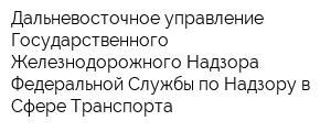 Дальневосточное управление Государственного Железнодорожного Надзора Федеральной Службы по Надзору в Сфере Транспорта