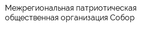 Межрегиональная патриотическая общественная организация Собор