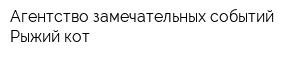 Агентство замечательных событий Рыжий кот