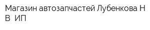 Магазин автозапчастей Лубенкова НВ ИП