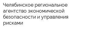 Челябинское региональное агентство экономической безопасности и управления рисками
