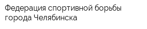 Федерация спортивной борьбы города Челябинска