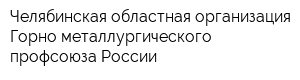 Челябинская областная организация Горно-металлургического профсоюза России