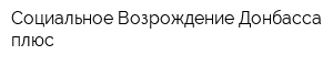 Социальное Возрождение Донбасса плюс