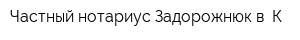 Частный нотариус Задорожнюк в К