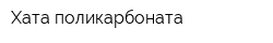 Хата поликарбоната