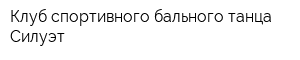 Клуб спортивного бального танца Силуэт