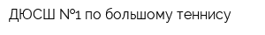 ДЮСШ  1 по большому теннису