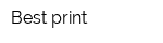 Best print