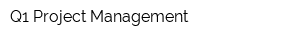 Q1 Project Management