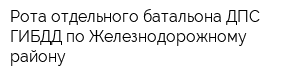 Рота отдельного батальона ДПС ГИБДД по Железнодорожному району