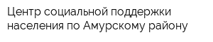 Центр социальной поддержки населения по Амурскому району