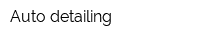 Auto-detailing