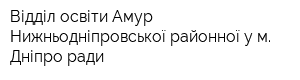 Відділ освіти Амур-Нижньодніпровської районної у м Дніпро ради