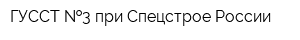 ГУССТ  3 при Спецстрое России