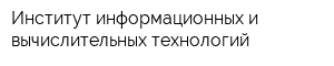 Институт информационных и вычислительных технологий
