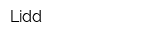 Lidd