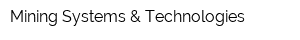 Mining Systems & Technologies