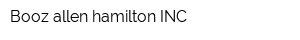 Booz allen hamilton INC