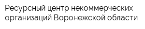 Ресурсный центр некоммерческих организаций Воронежской области